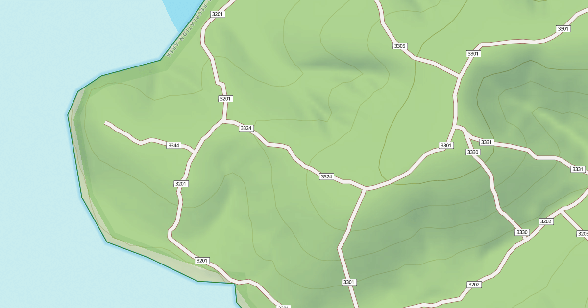 Map preview of USFS Motor Vehicle Use Map Trails 19510