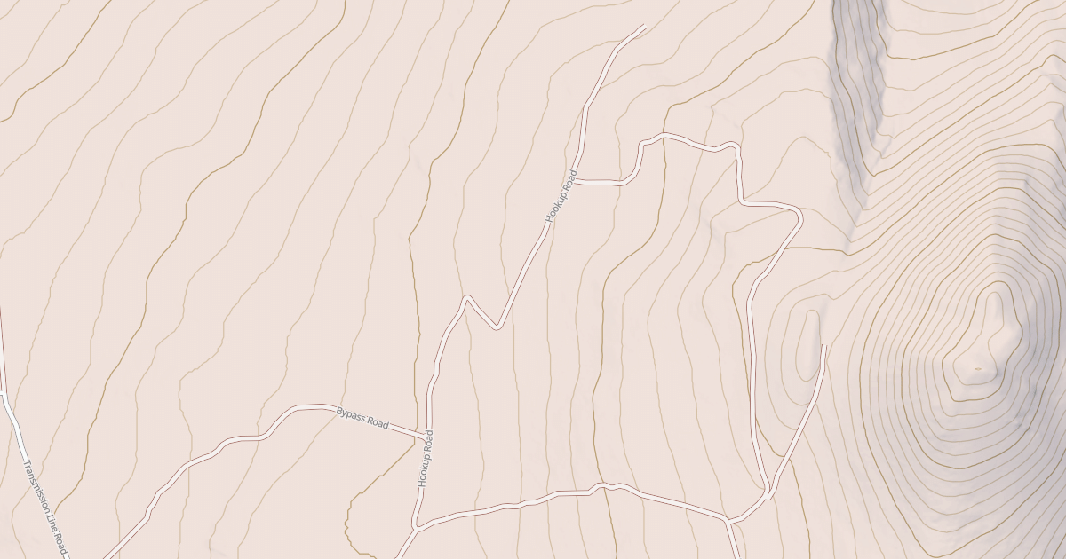 Map preview of HICKUP ROAD