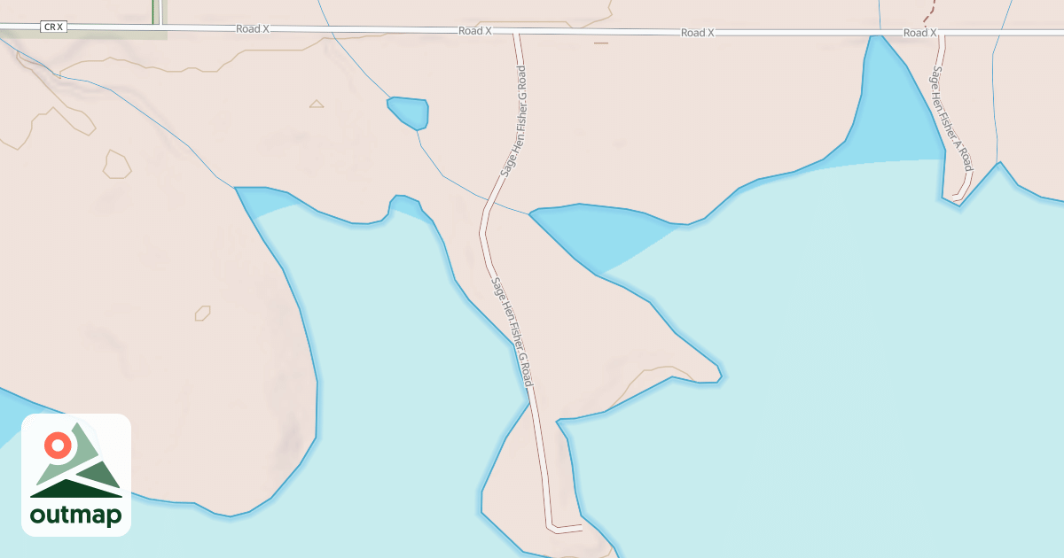 Map of SAGE HEN FISHER G