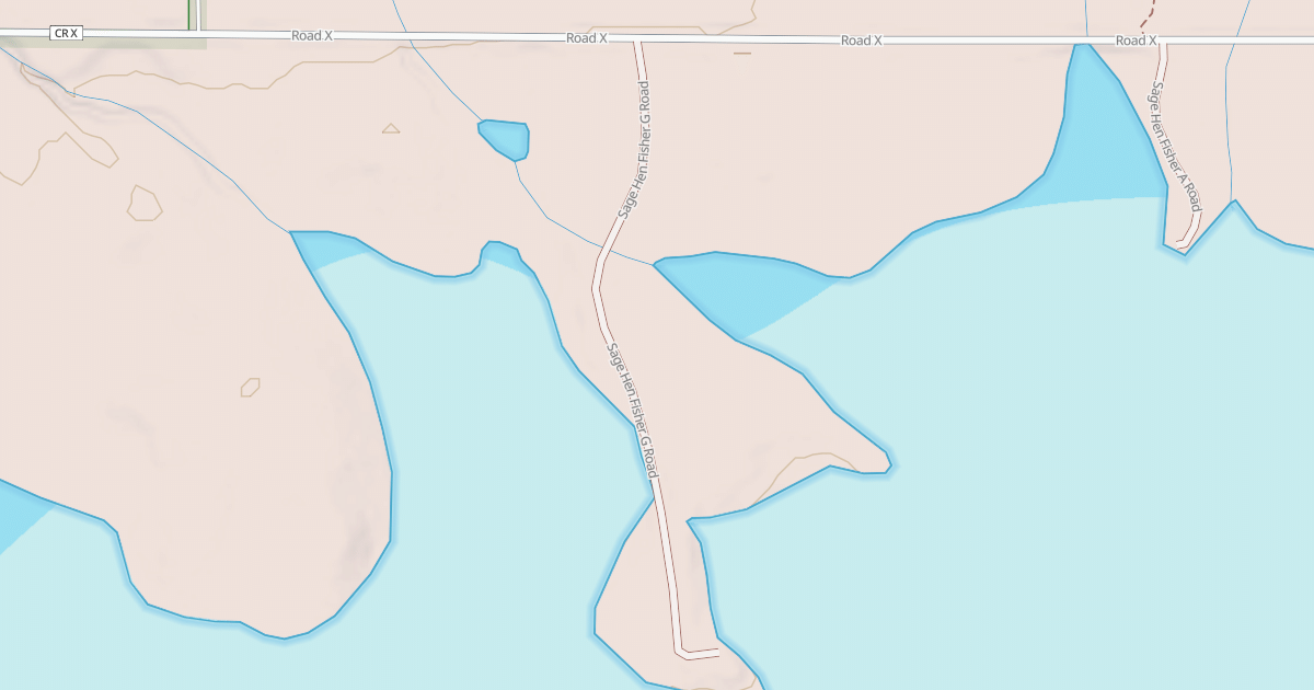 Map preview of SAGE HEN FISHER G