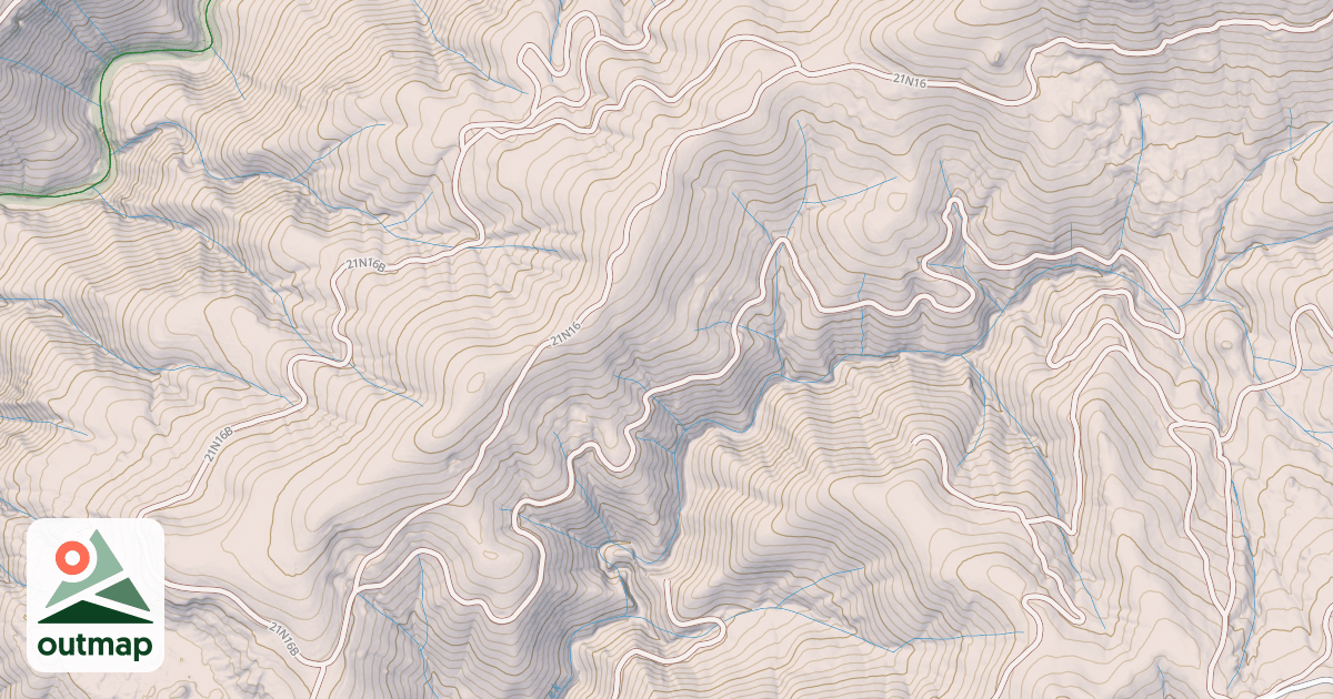 Map of DEADWOOD RAVINE