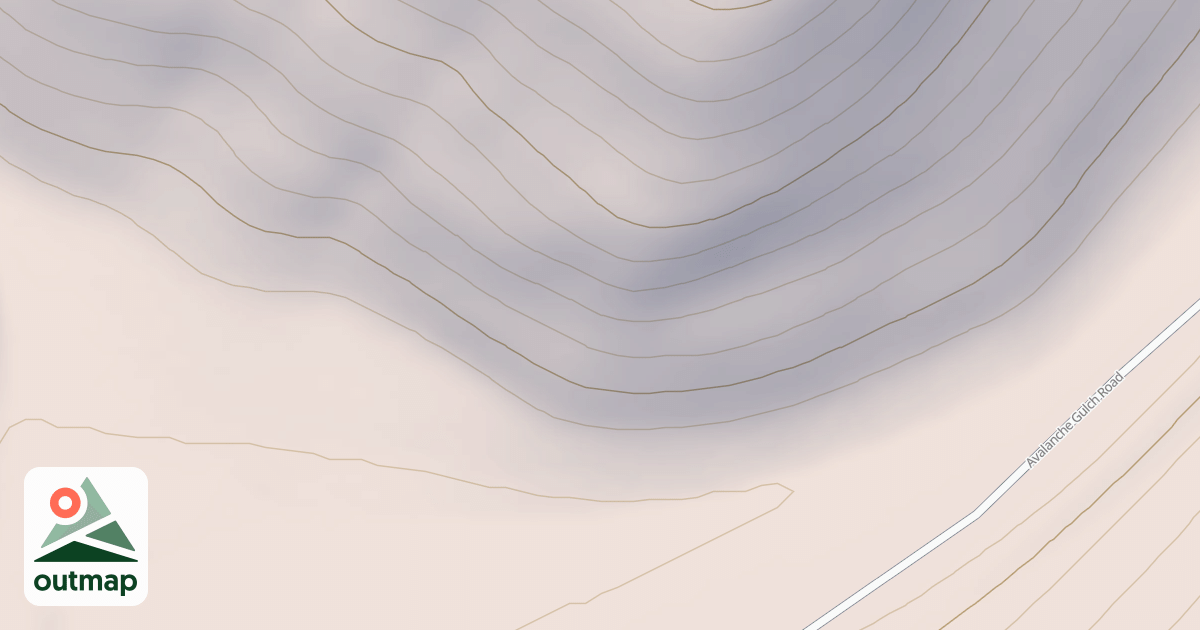 Map of AVALANCHE SPUR C3