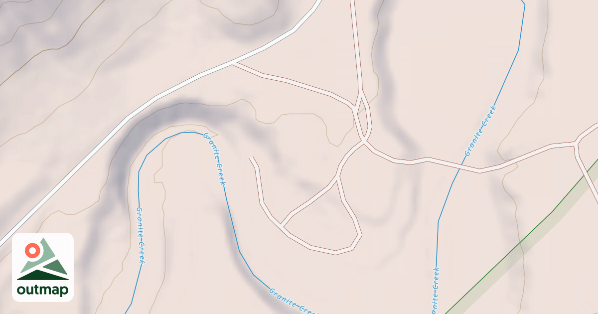 Map of GRANITE CR DISP REC SITE C