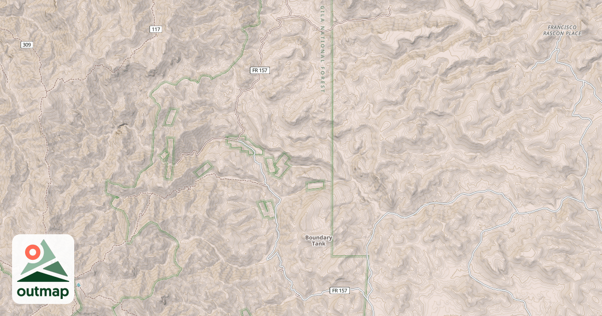 Map of 4088 N