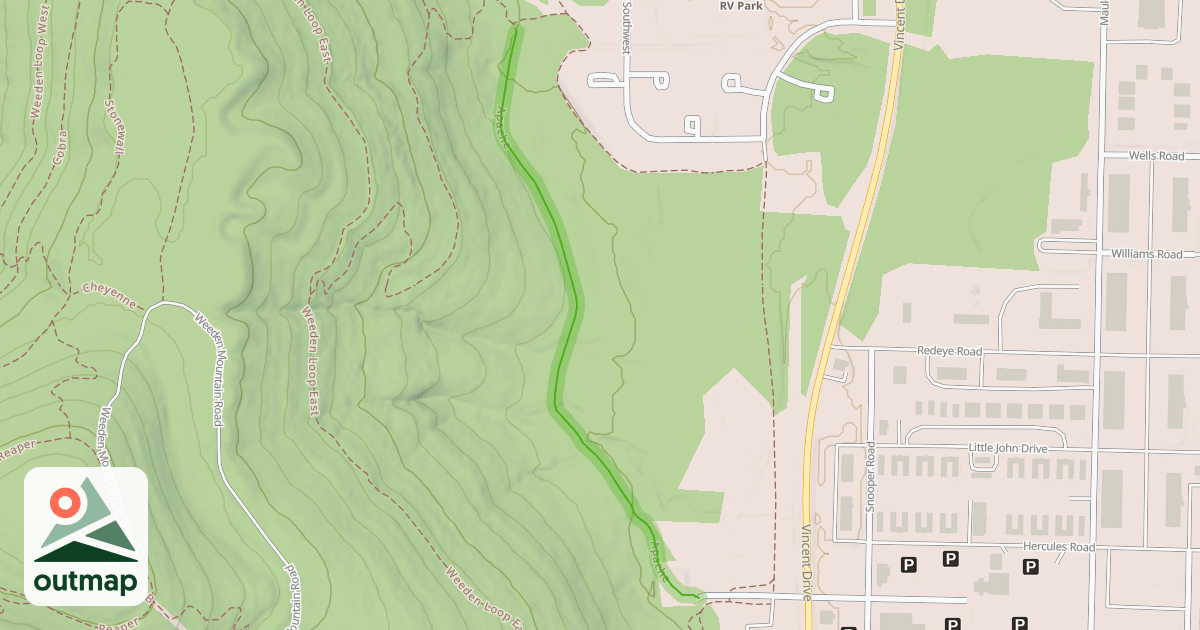 Map of Apache