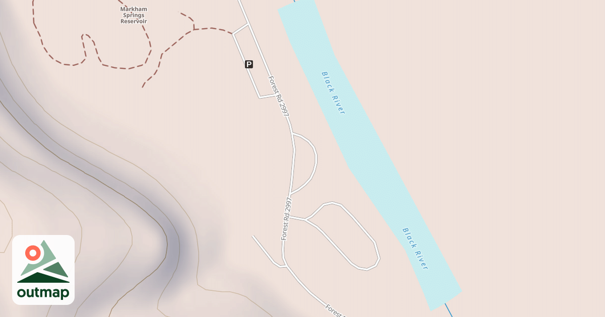 Map of MARKHAM SPRING REC AREA SPUR C