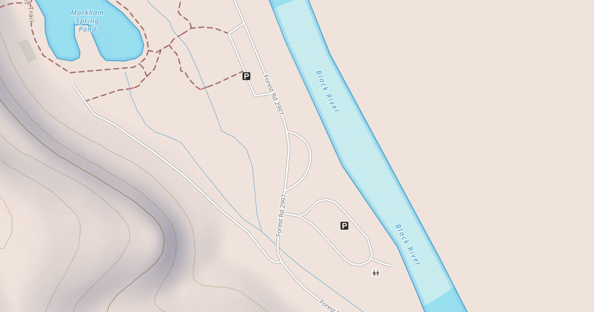Map preview of MARKHAM SPRING REC AREA SPUR C
