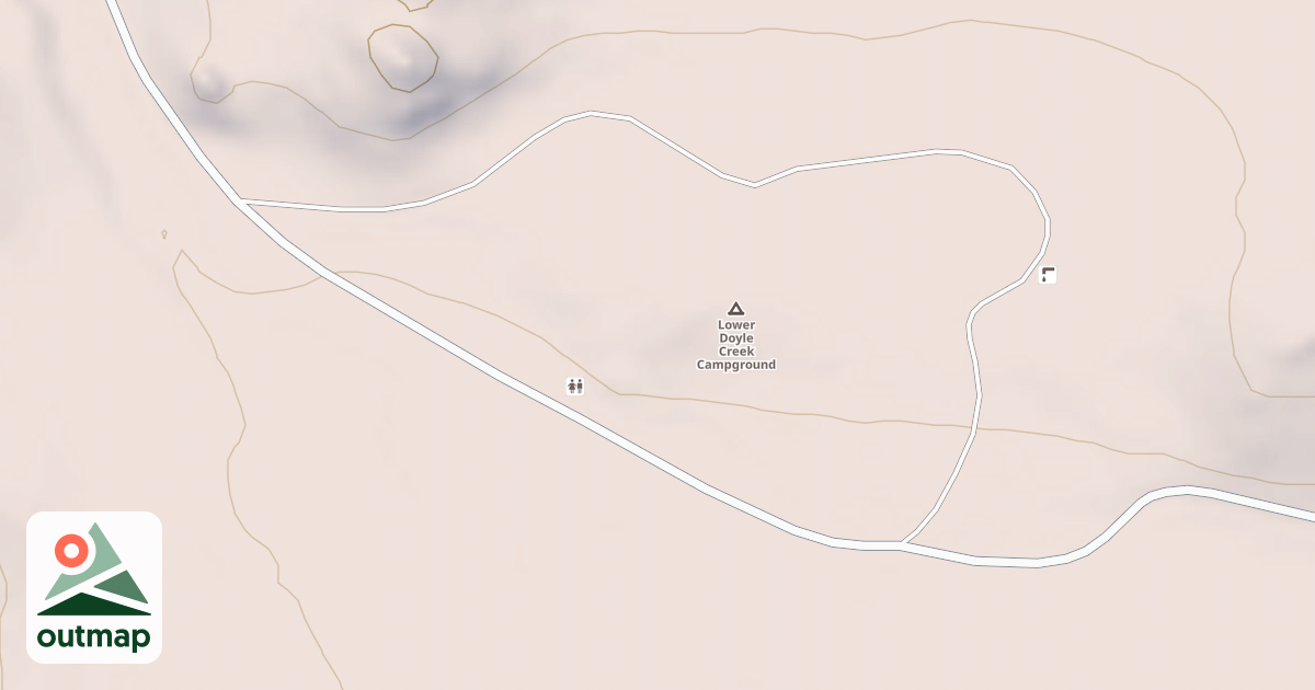 Map of LOWER DOYLE C.G.