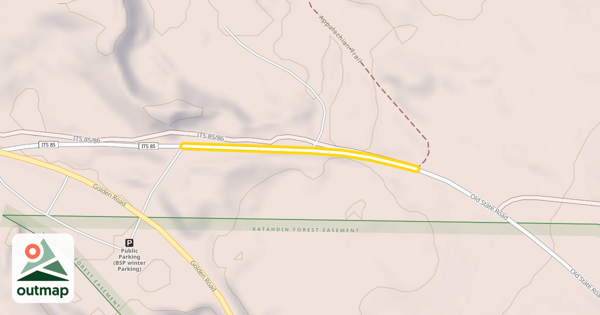 Map of Old State Road