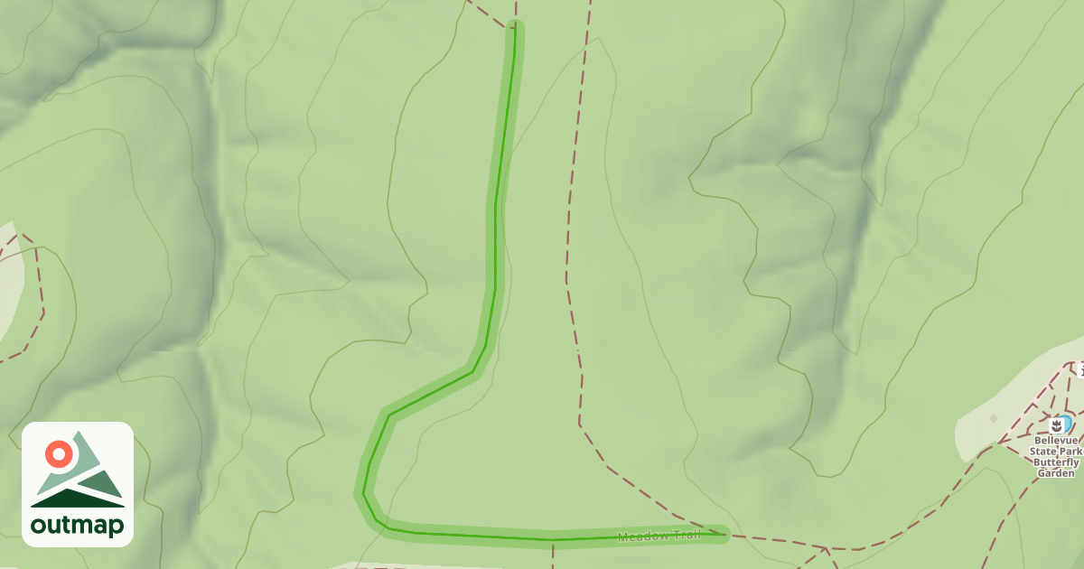 Map of Meadow Trail