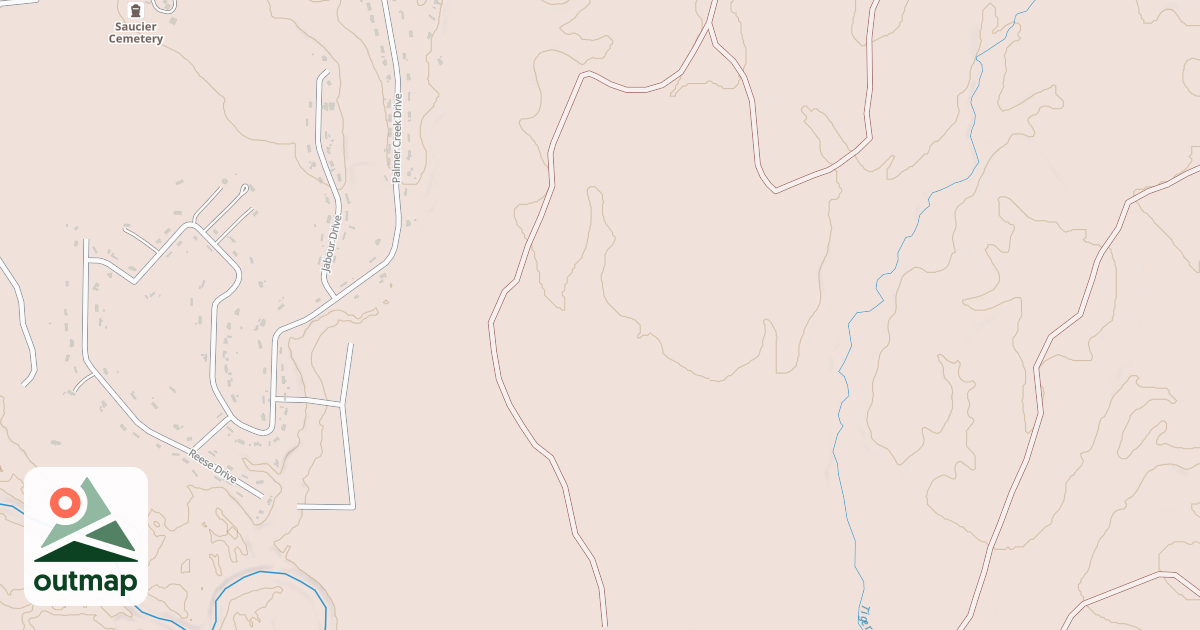 Map of PALMER CREEK
