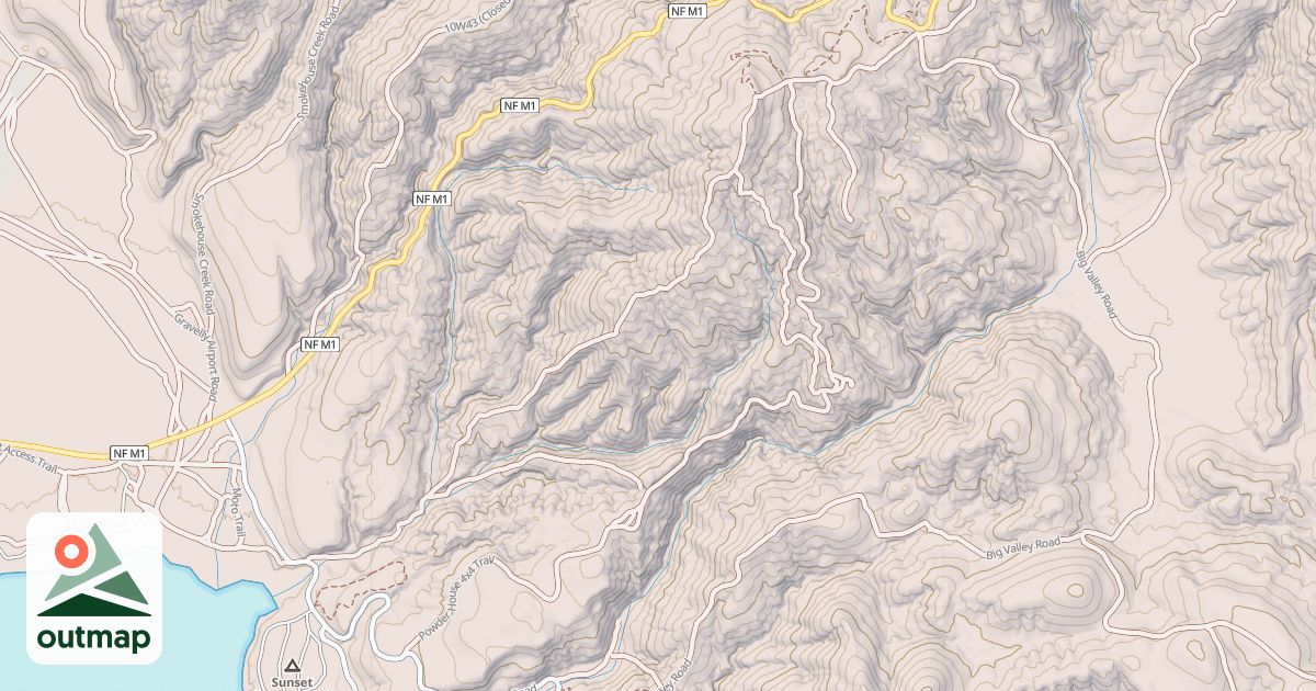 Map of POWDER HOUSE ORV