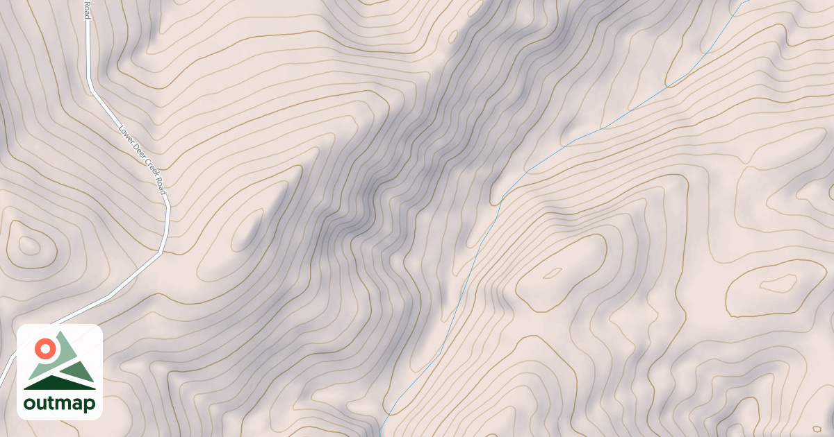 Map of Lower Deer Creek
