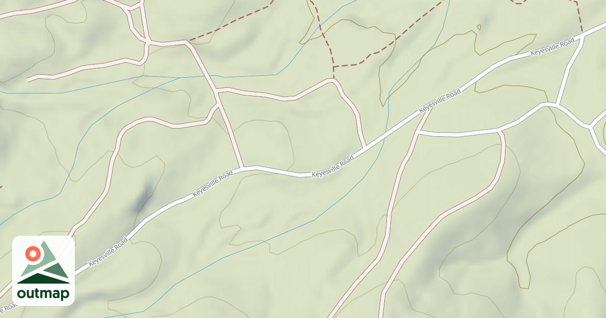 Map of 16070 Keyesville/blk Gulch Usgs Lake Isabel N