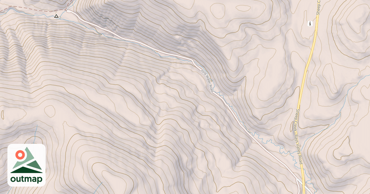 Map of FIRST WATER