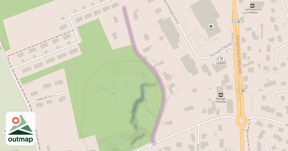Map of Impasse de la Pièce Basse