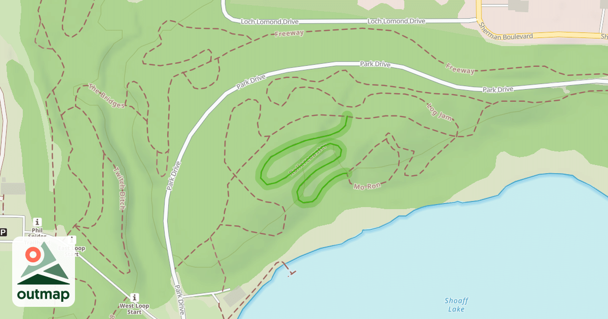 Map of Rollercoaster