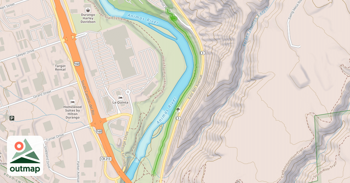 Map of Railroad Trail