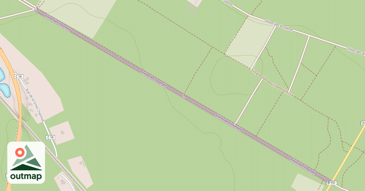 Map of Drève des Insurgés