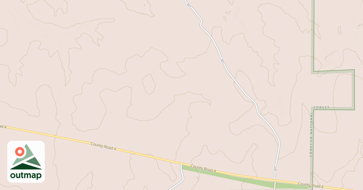 Map of BLACKWATER CREEK