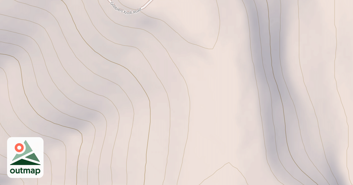 Map of GOBBLERS KNOB