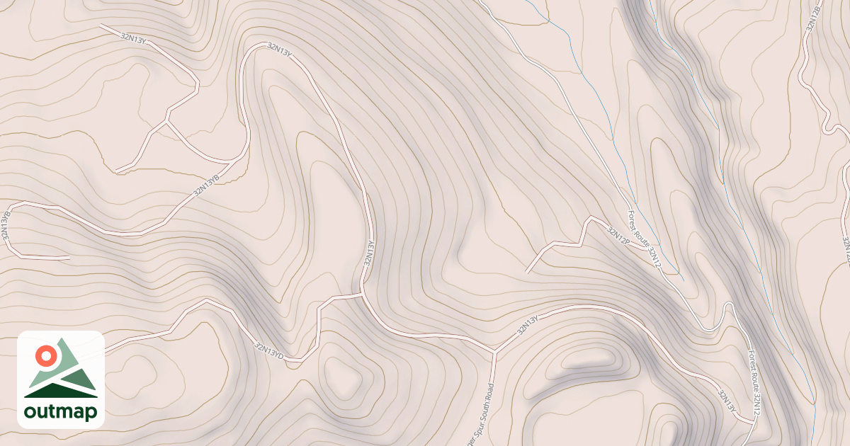 Map of BADGER SPUR