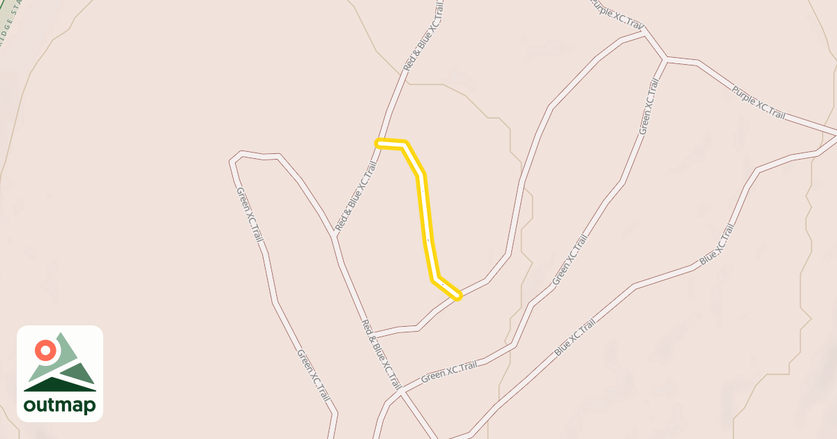 Map of Green XC Trail
