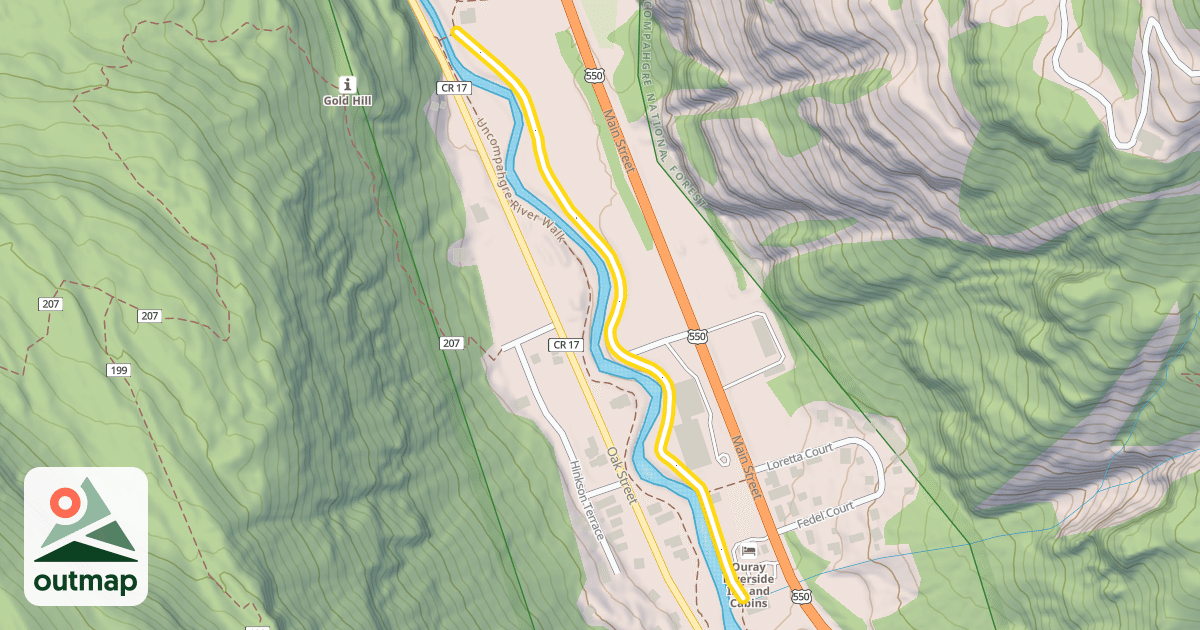 Map of River Walk
