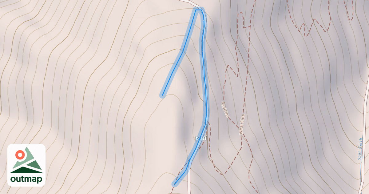 Map of Upper Roch Run
