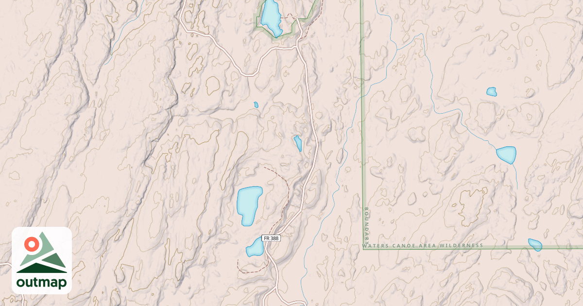 Map of AUGUST CREEK