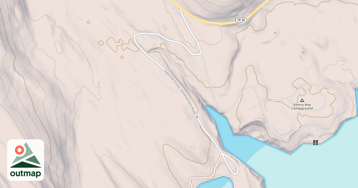 Map of HORSE LAKE