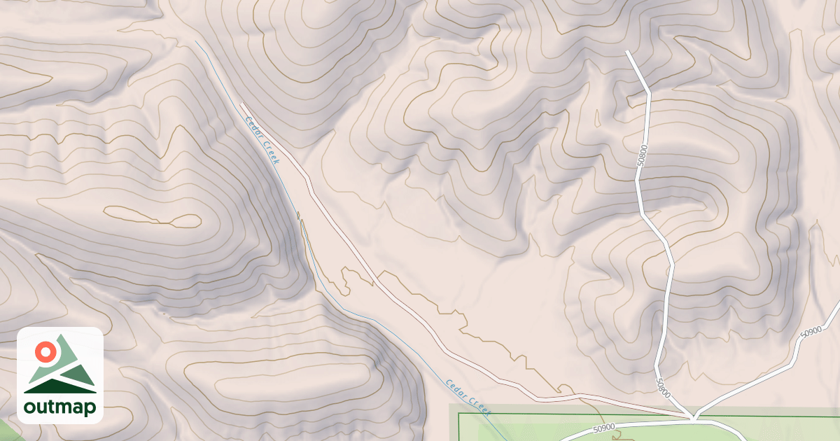 Map of USFS Motor Vehicle Use Map Roads {A82D1F58-D06E-4D96-9B1F-EBB89A935F7F}