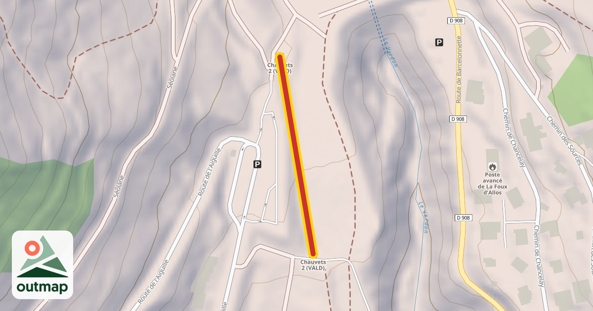 Map of Chauvets 2 (VALD)