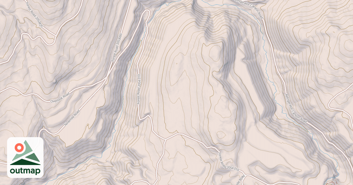 Map of Quartz Hall Tie