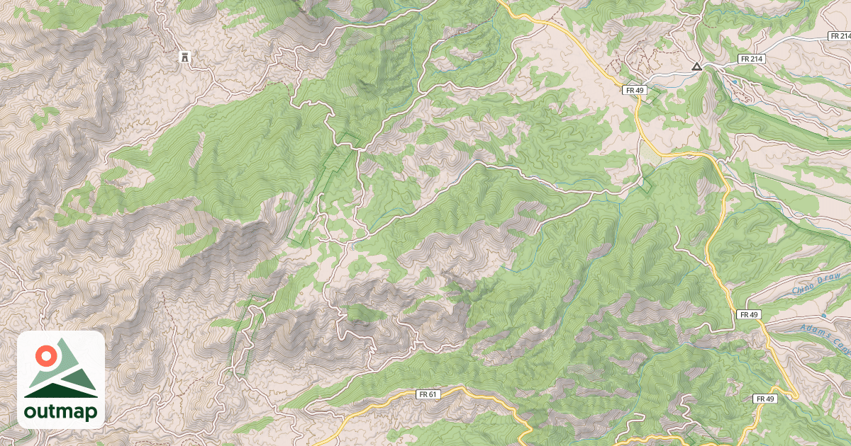 Map of GUAJALOTE FLAT