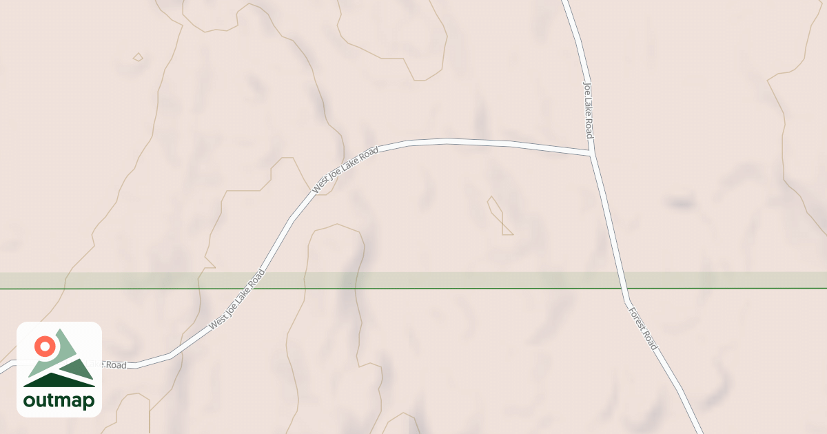 Map of JOE LAKE SPUR D