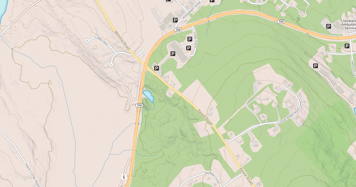 Map preview of Route 104