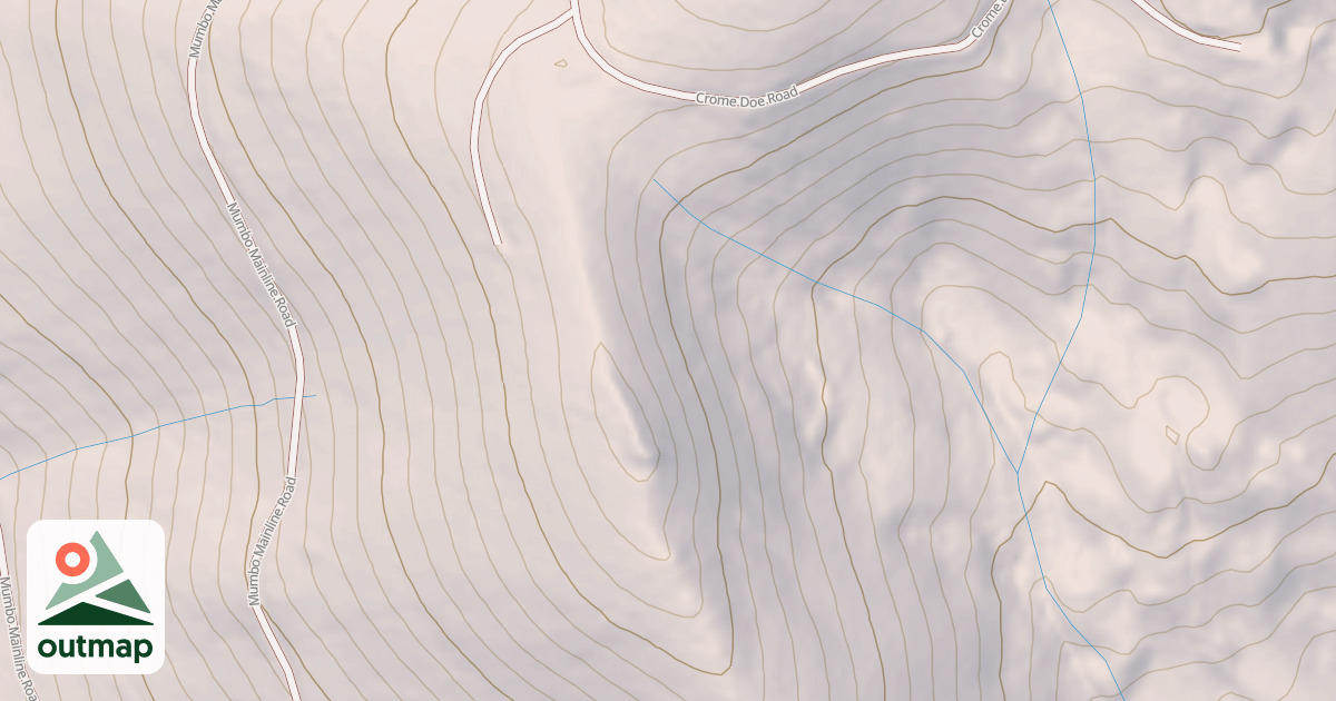 Map of CHROME DOE SPUR