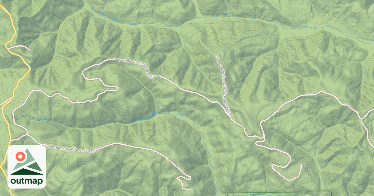 Map of SIETZ RIDGE