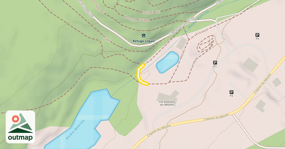 Map of accès