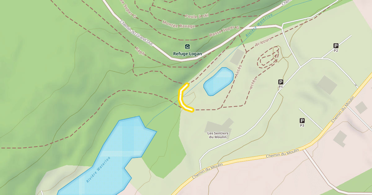 Map preview of accès