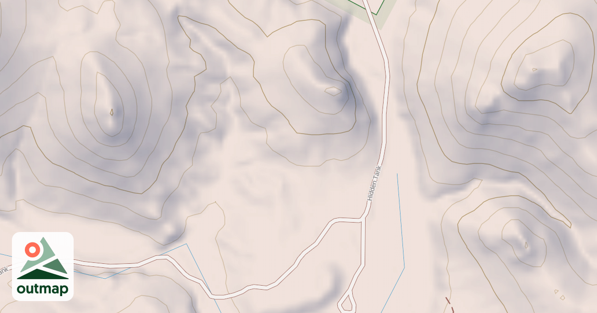 Map of HIDDEN TANK