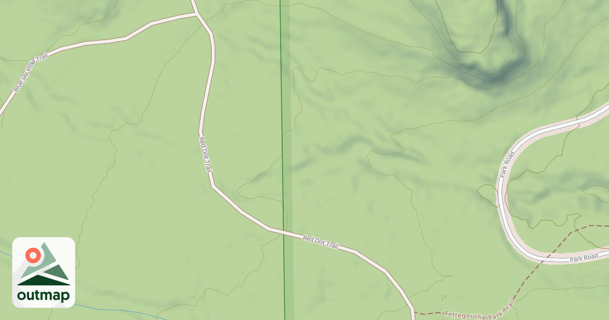 Map of Red Dot Trail