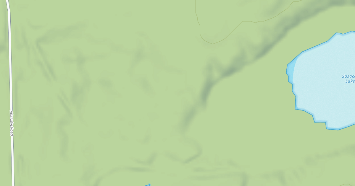 Map preview of SASACAT LAKE ROAD