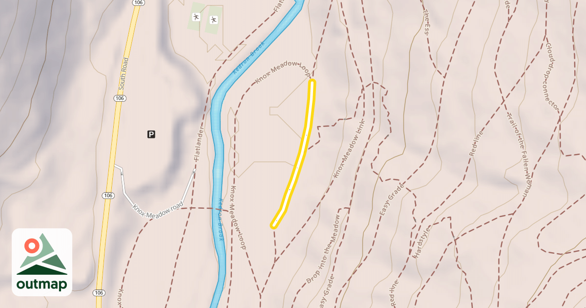 Map of Knox Meadow Loop