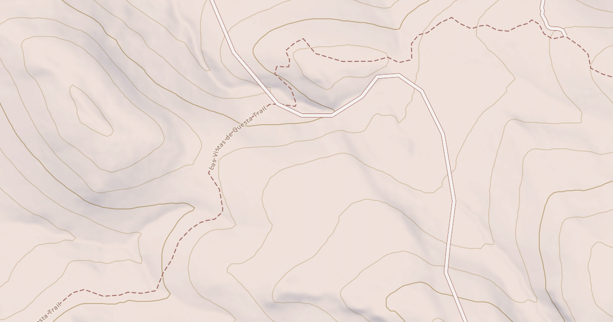Map preview of Las Vistas De Questa Trail
