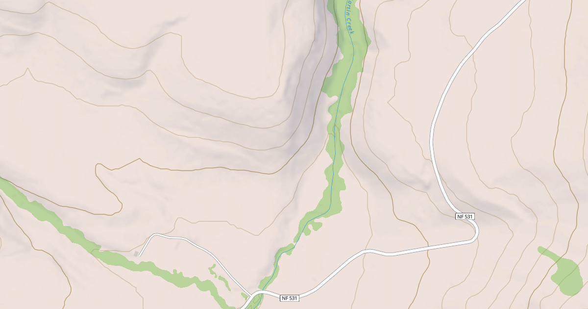 Map preview of N. FORK LITTLE HUMBOLDT