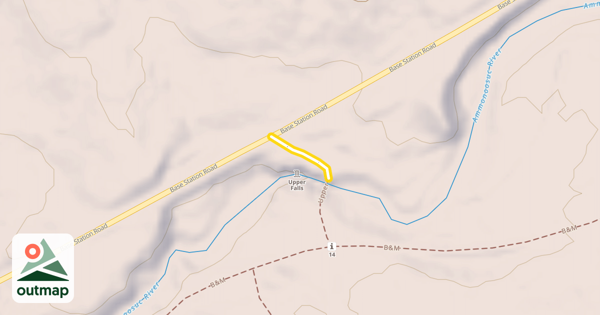 Map of Upper Falls