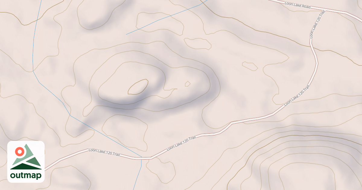 Map of Loon Lake 120