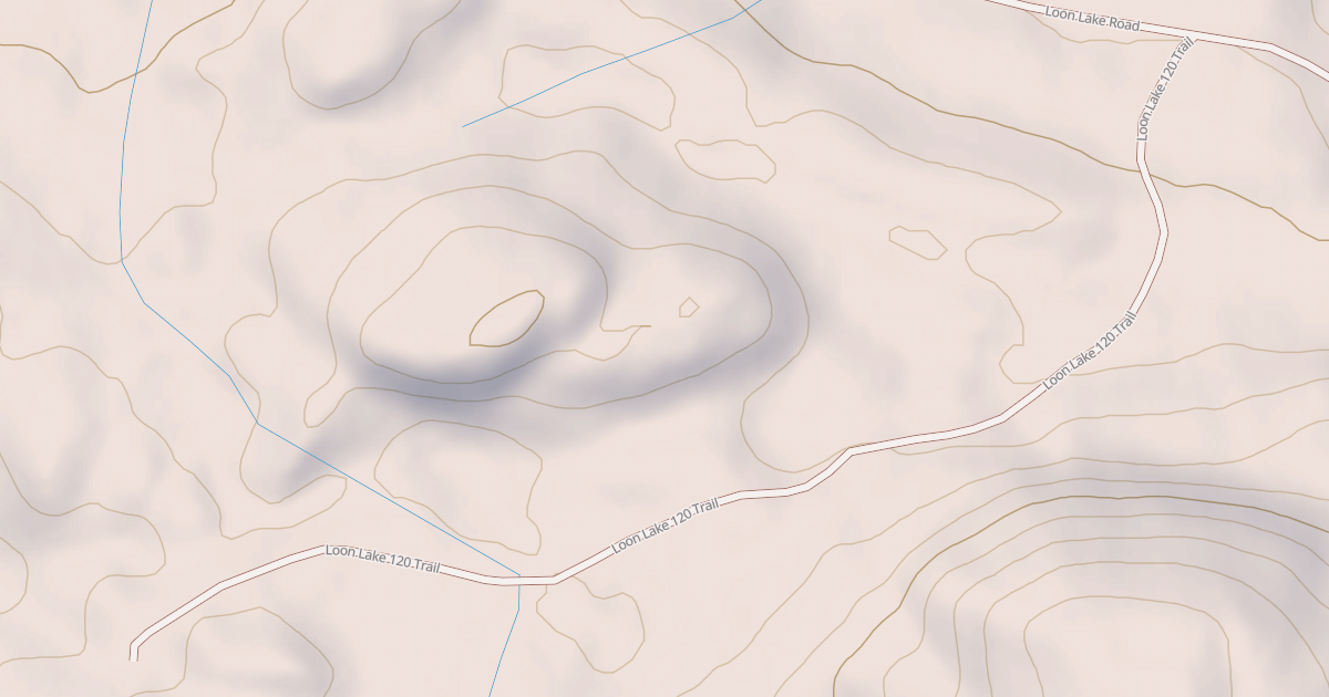 Map preview of Loon Lake 120
